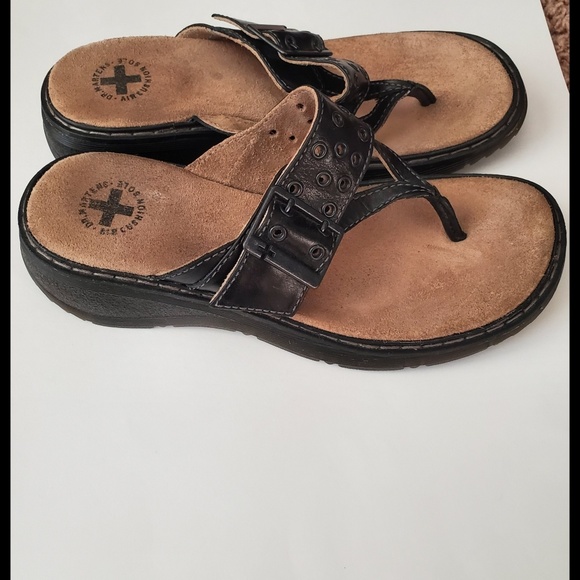 Dr. Martens Eartha Black Sandals Size 7 Excellent - Picture 2 of 7